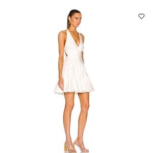 Zimmerman Postcard V neck Mini dress